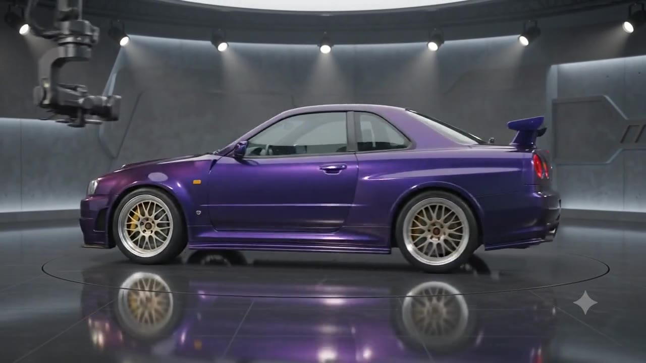 A GTR build in the garage